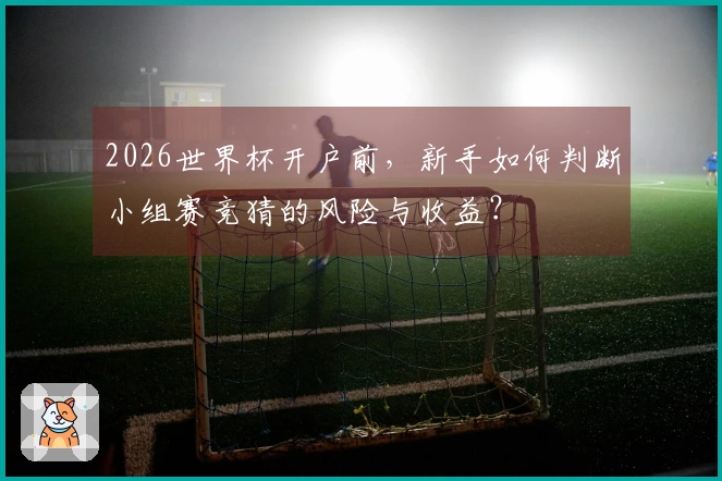 2026世界杯开户前，新手如何判断小组赛竞猜的风险与收益？