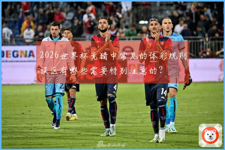 2026世界杯竞猜中常见的体彩规则误区有哪些需要特别注意的？