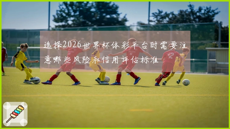 选择2026世界杯体彩平台时需要注意哪些风险和信用评估标准