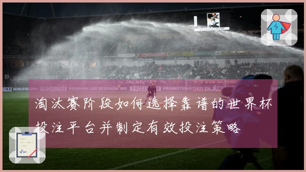 淘汰赛阶段如何选择靠谱的世界杯投注平台并制定有效投注策略